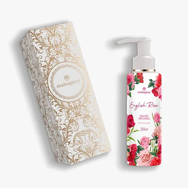 Emulsão Hidratante Perfumada English Rose Mahogany – 250ml