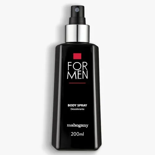 Body Spray Desodorante For Men 200ml Mahogany – Frescor intenso com fragrância envolvente