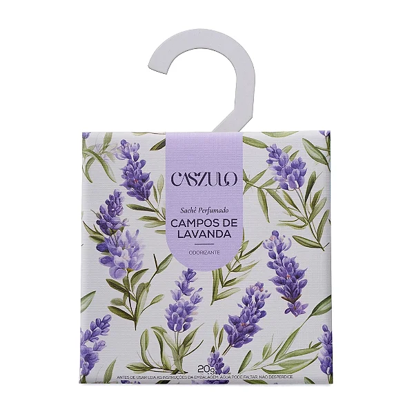 Sachê Perfumado 20g Campos de Lavanda – Linha Caszulo Via Aroma