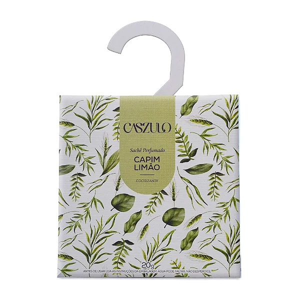 Sachê Perfumado 20g Capim Limão – Linha Caszulo Via Aroma