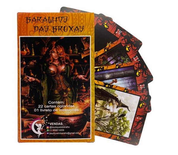 Baralho das Bruxas 22 Cartas + Livreto