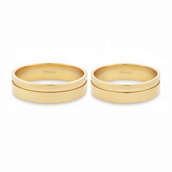 Alianças de Casamento Zale ouro 18k