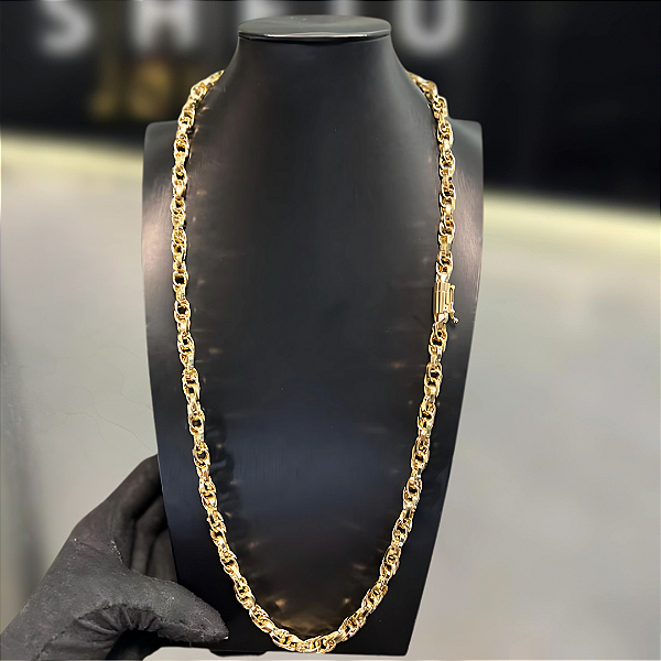 Cordão de Ouro 18k Masculino 5mm 45g