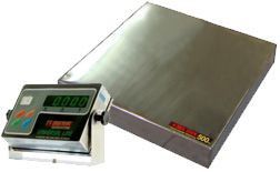 Balança em Aço Inox com Capacidade de 500kg e Plataforma de 1,0x1,0m