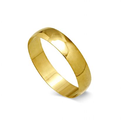 Aliança de Casamento Meiry em ouro 18K AL005E 4,1mm