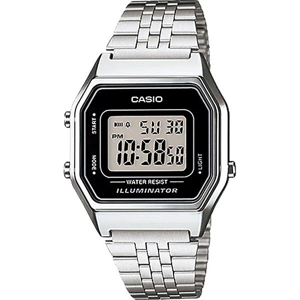 Relógio Casio Vintage Feminino LA680WA-1DF