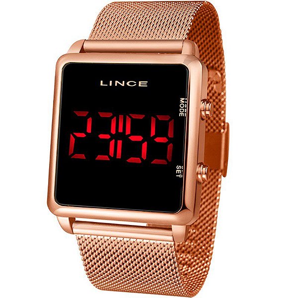 Relógio Lince Unisex LED MDR4596L PXRX