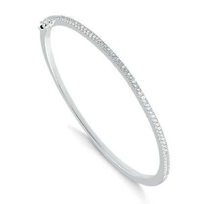 Bracelete Prata Zircônia BL078