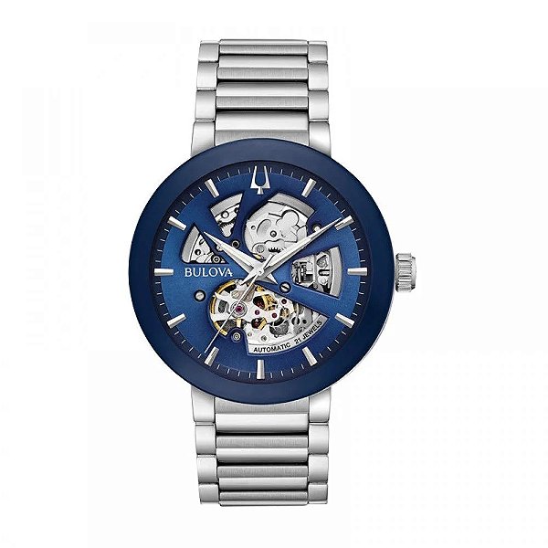 Relógio Bulova Masculino Automático Futuro 96A204N