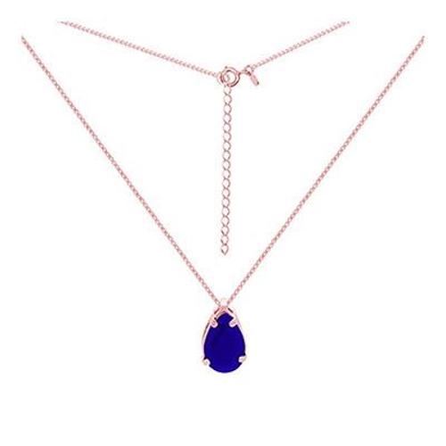 Gargantilha Gota Prata Rose GR390