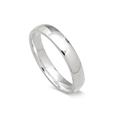 Par de Alianças Verona em prata 3.0mm