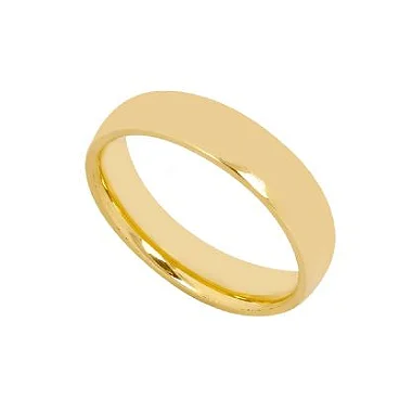 Par de Alianças Eternité em ouro 18K 4.5mm