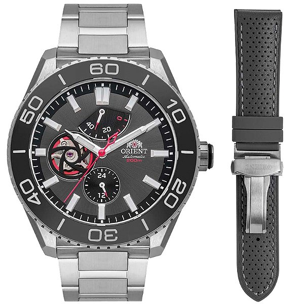 Kit Relógio Orient Masculino Automático Superior YN8SS002 G1SX