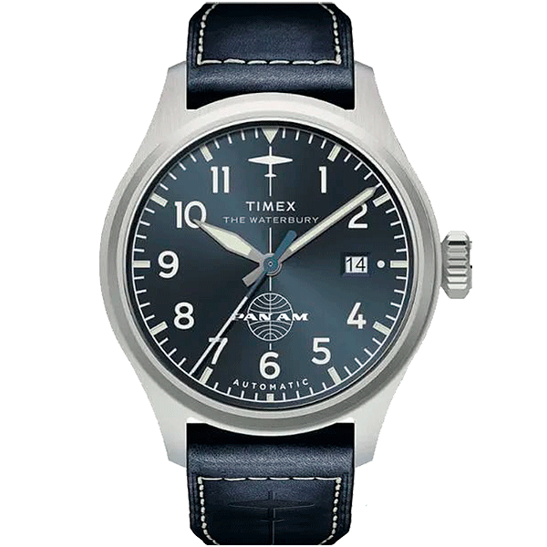 Relógio Timex Waterbury GMT Pan Am Aut TW2Y38800