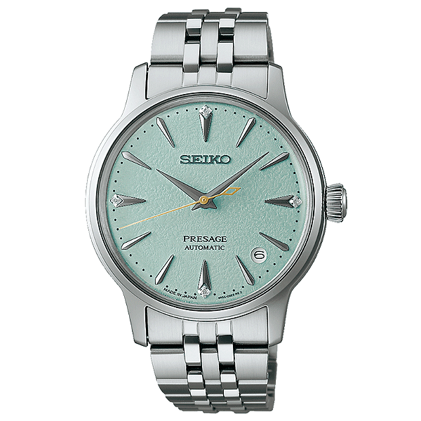 Relógio Seiko Presage Diamond Frozen Mojito Cocktail Time SRPL63