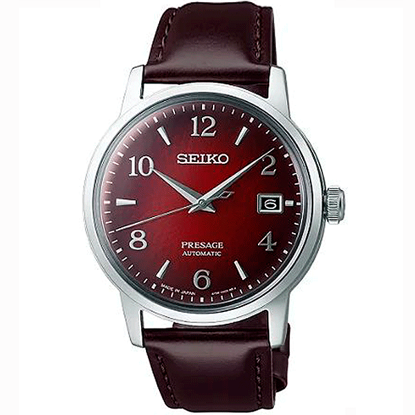 Relógio Seiko Presage Negroni Burgundy SRPE41