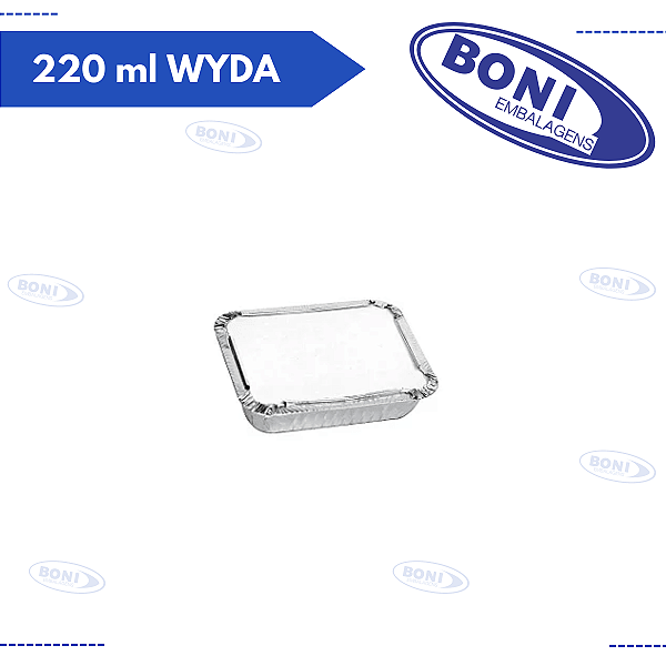 BANDEJA DE ALUMÍNIO CJD12 220 ml WYDA