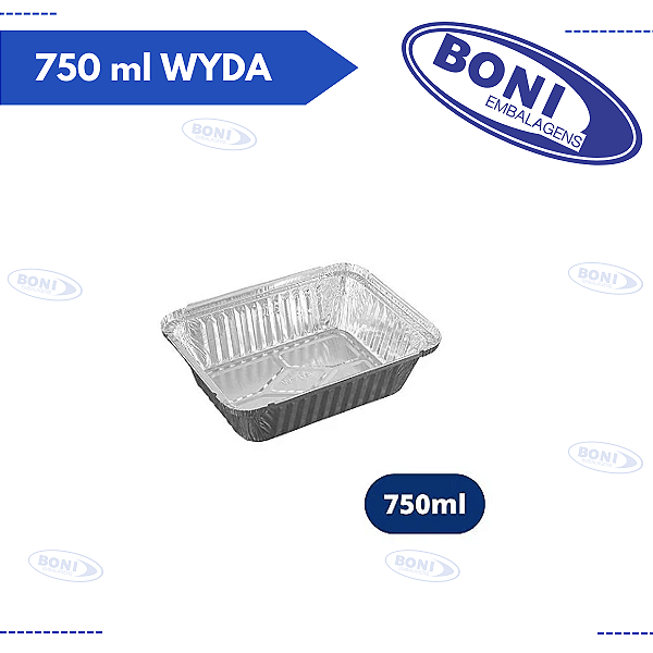 BANDEJA DE ALUMÍNIO CJD7 750 ml WYDA