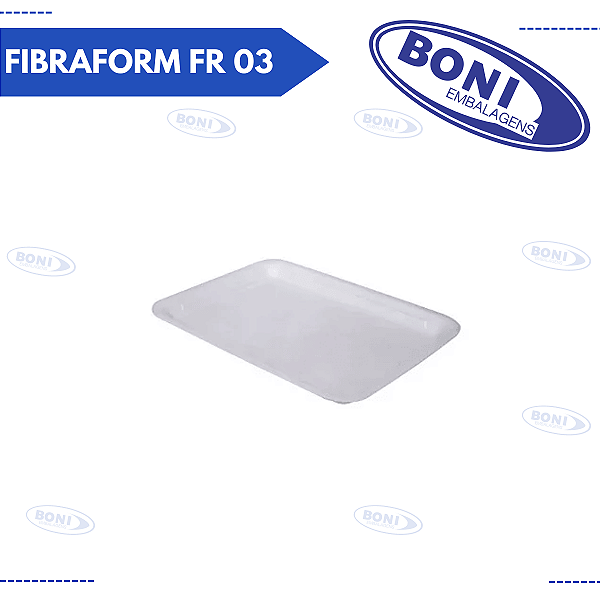 BANDEJA ISOPOR FIBRAFORM FR 03 C/100