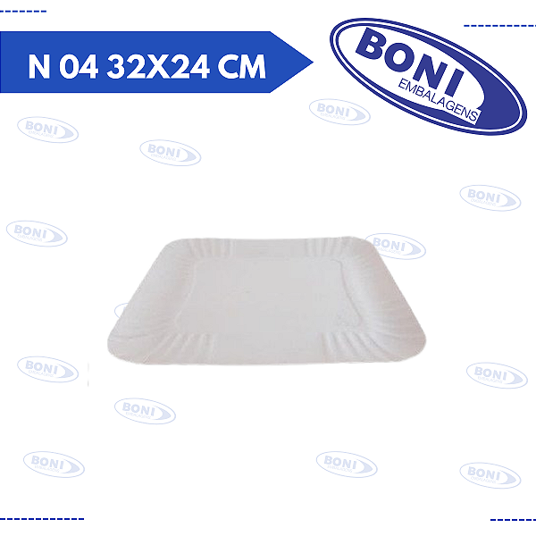 BANDEJA PAPELÃO N 04 32X24 CM C/100
