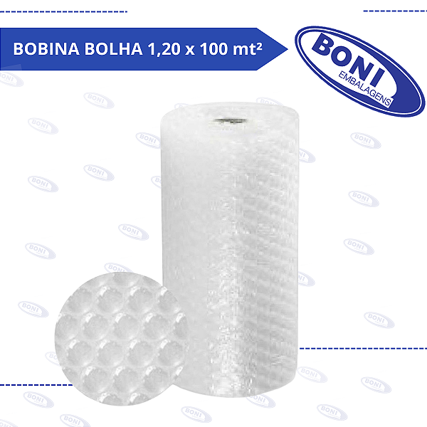 BOBINA BOLHA 1,20 x PADRAO 100 mt²