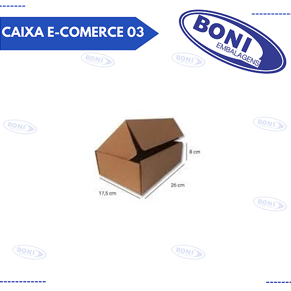 CAIXA E-COMERCE 03 26,50x17,5x8,5 CM