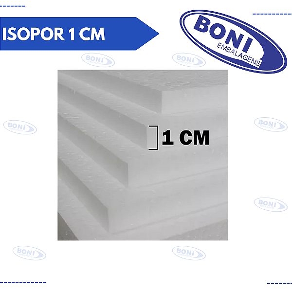 CHAPA DE ISOPOR 1 CM