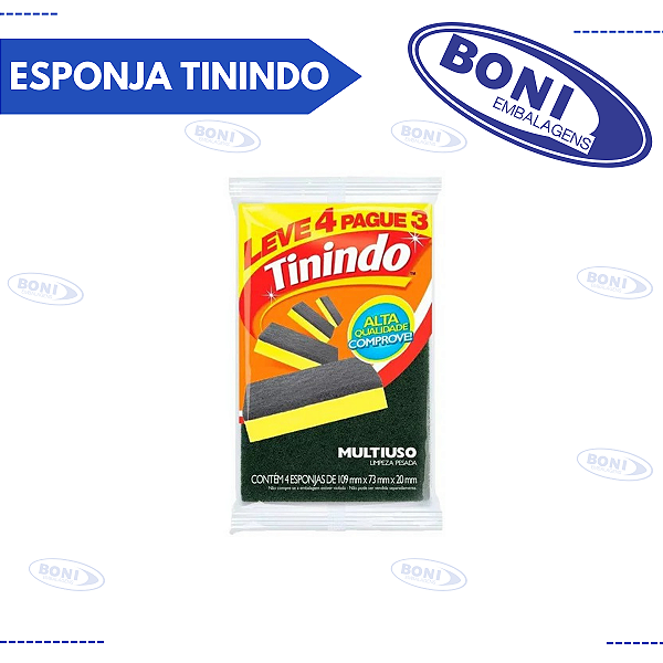 ESPONJA TININDO c/ 4
