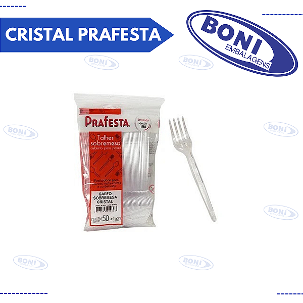 GARFO SOBREMESA CRISTAL PRAFESTA C/ 50