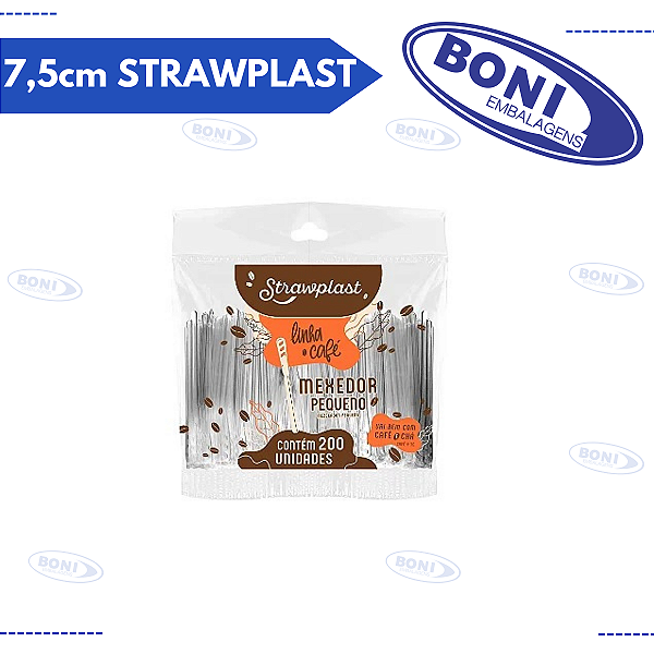 MEXEDOR PEQUENO 7,5cm STRAWPLAST C/ 500