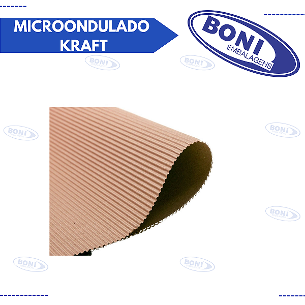 PAPEL MICROONDULADO KRAFT