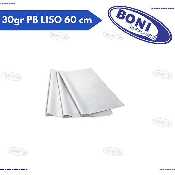 PAPEL SEDA PADARIA 30gr PB LISO 60 cm