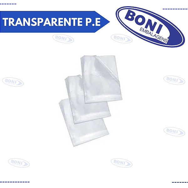 PLÁSTICO TRANSPARENTE P.E. 10X15 c/1000