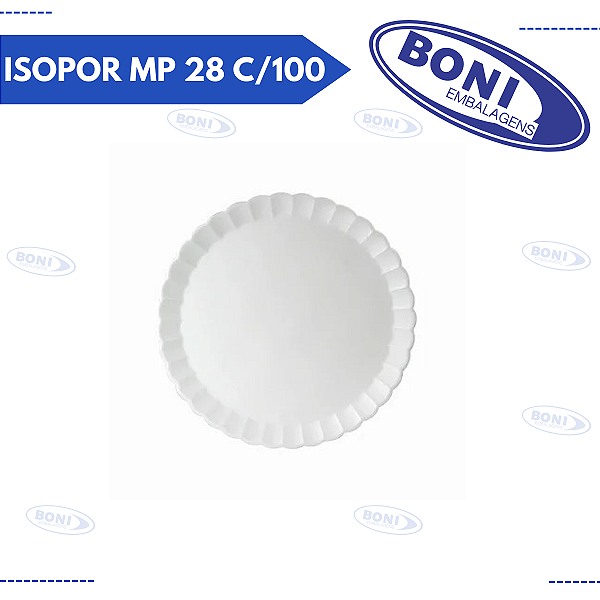 PRATO ISOPOR MP 28 C/100