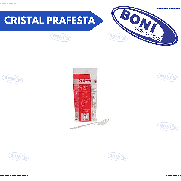 GARFO REFEIÇÃO PREMIUM CRISTAL PRAFESTA C/50