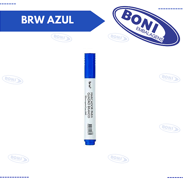 MARCADOR QUADRO BRANCO BRW AZUL