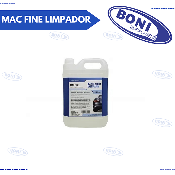 MAC FINE LIMPADOR MULTIFUNCIONAL PARA INTERIOR 5L