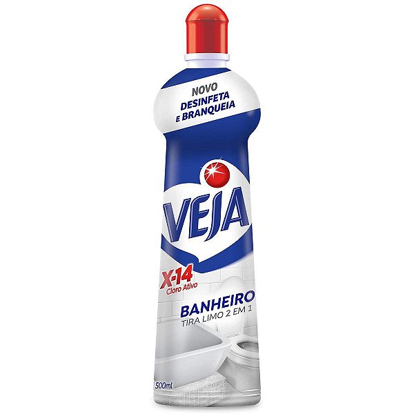 VEJA X14 TIRA LIMO BANHEIRO 500 ML