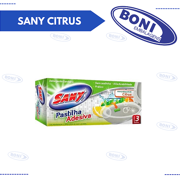 PASTILHA ADESIVA SANY CITRUS