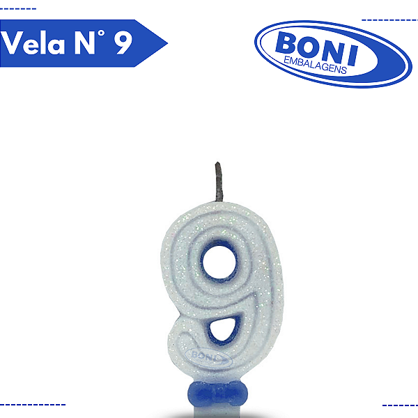 VELA SUPER N DUPLA AZUL N 9