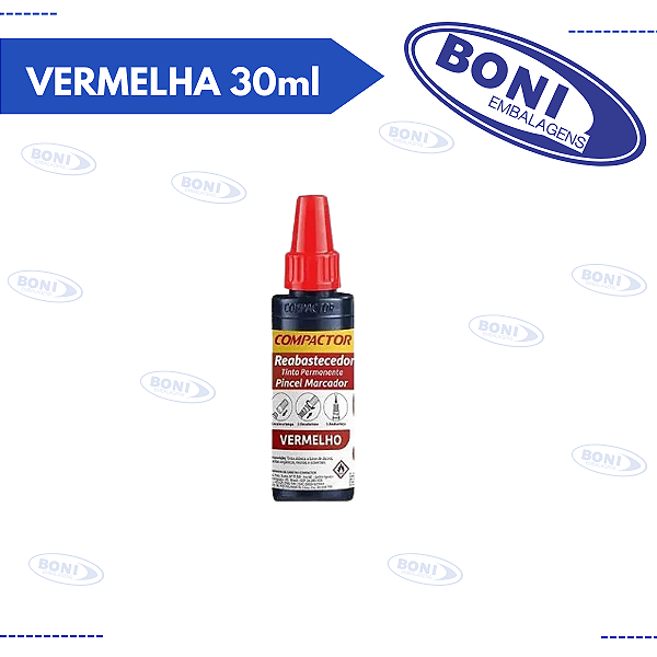 REABASTECEDOR PERMANENTE VERMELHA 30ml COMPACTOR