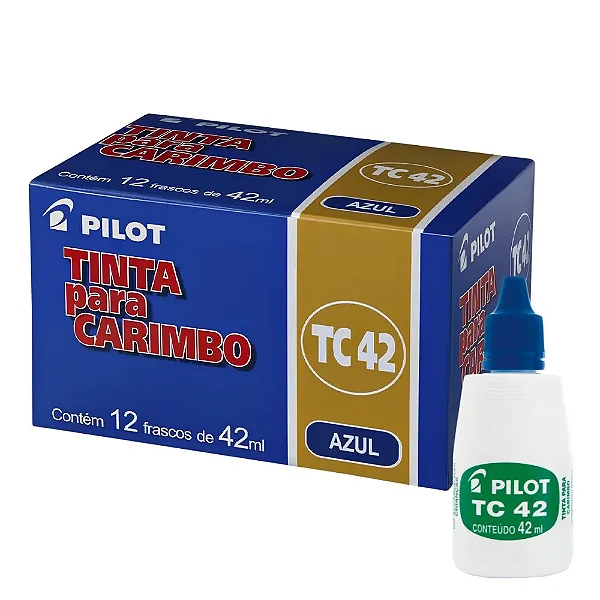 TINTA PARA CARIMBO AZUL 42 ML PILOT