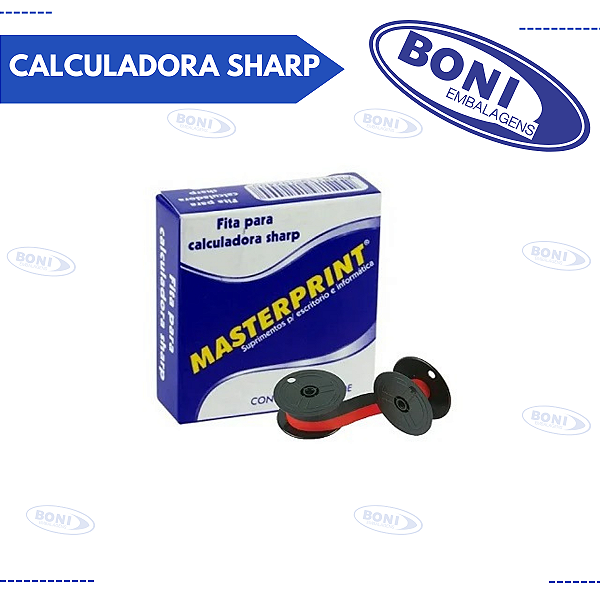 FITA PARA CALCULADORA SHARP MASTERPRINT