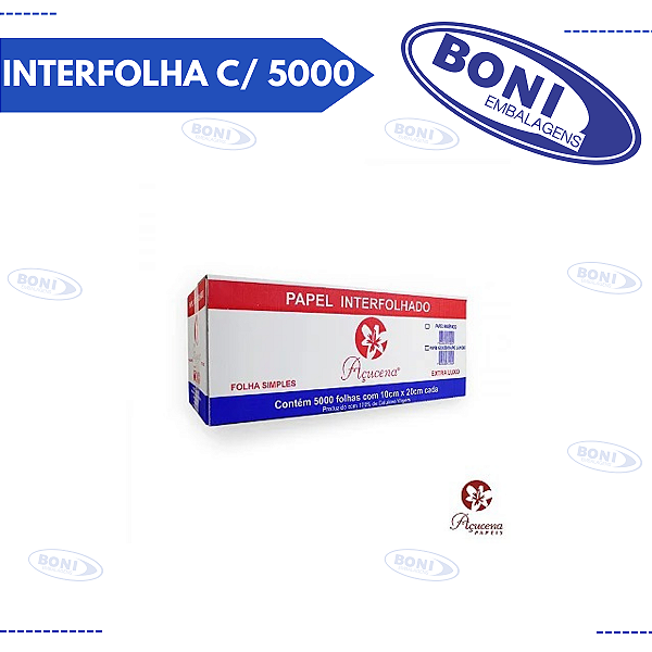 GUARDANAPO CAI CAI INTERFOLHA C/ 5000 ACUCENA