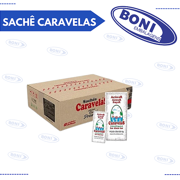 AÇUCAR SACHÊ CARAVELAS C/ 1000