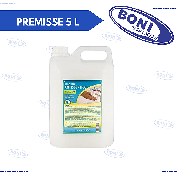 SABONETE LÍQUIDO ANTISSÉPTICO TRICLOSAN PREMISSE 5 L
