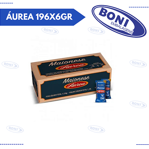 MAIONESE SACHÊ ÁUREA 196X6GR