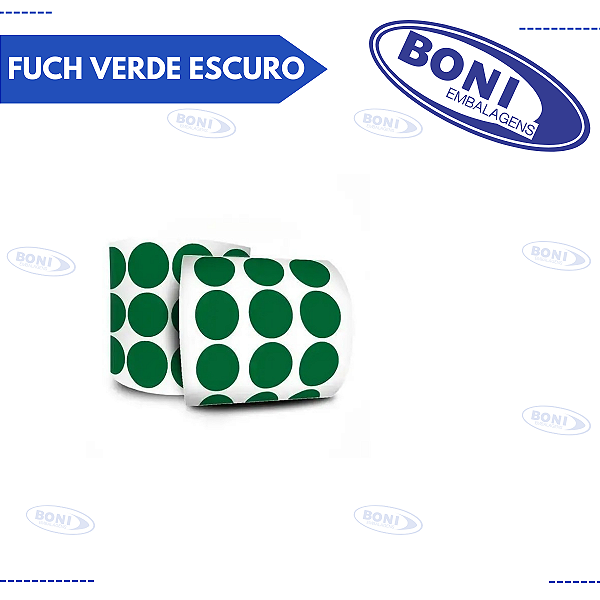 ETIQUETA FUCH VERDE ESC c/1000