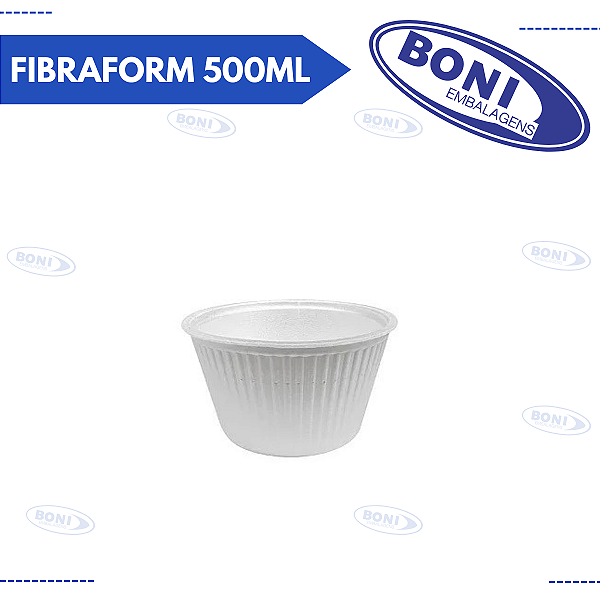 POTE TÉRMICO REDONDO FIBRAFORM HF 500ML C/ 50