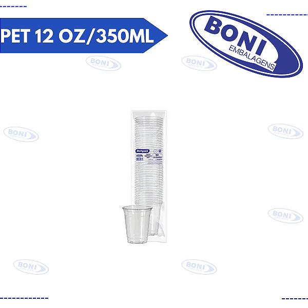 COPO BOMPACK PET 12 OZ/350ML C/50